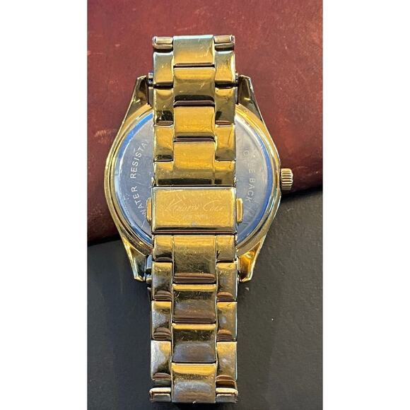 Women's 40mm Gold Tone Kenneth Cole New York, MOP Face - Picture 5 of 5